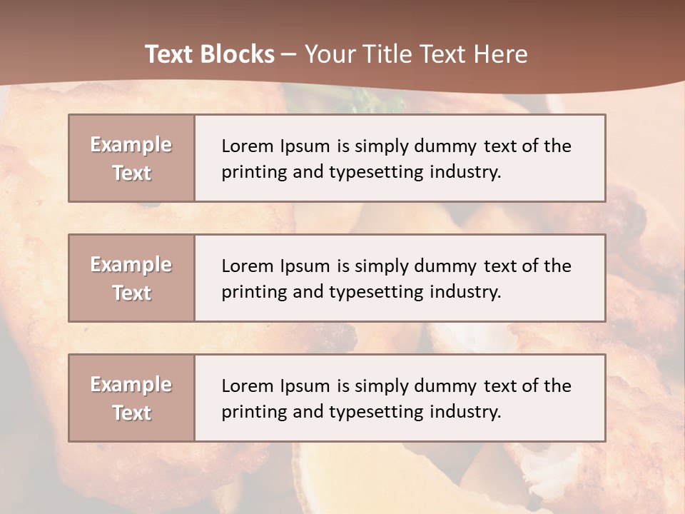 Pub Vegetable Fast PowerPoint Template