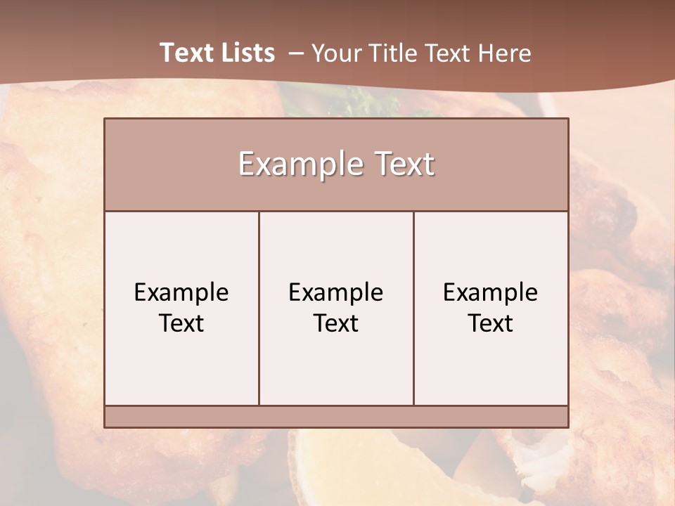 Pub Vegetable Fast PowerPoint Template
