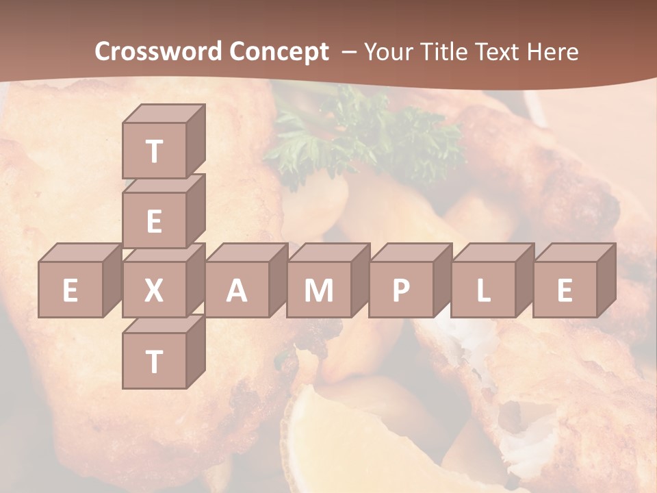 Pub Vegetable Fast PowerPoint Template