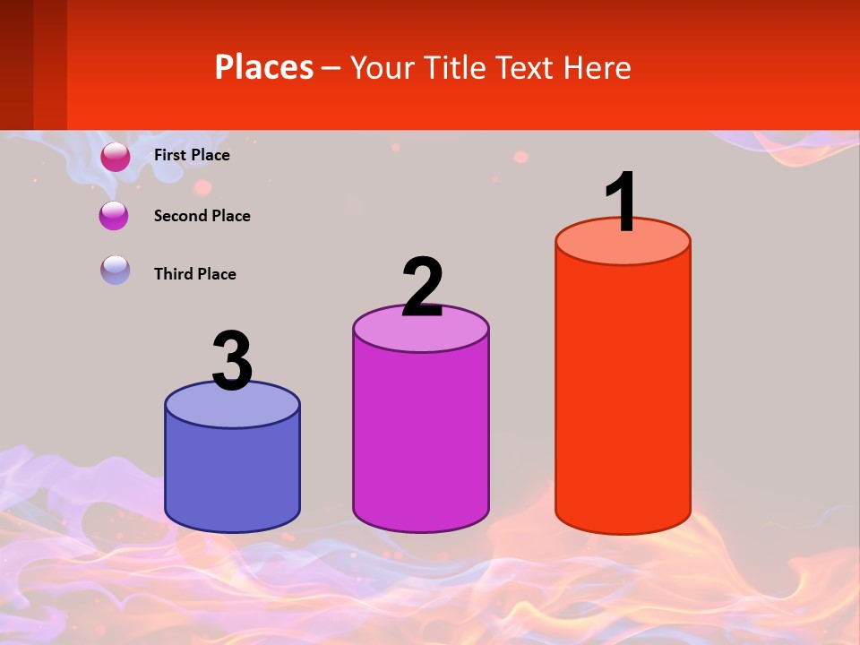 Sparks Colored Mystical PowerPoint Template