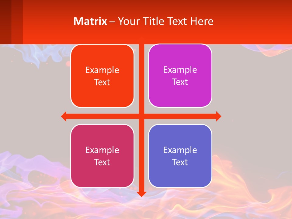 Sparks Colored Mystical PowerPoint Template