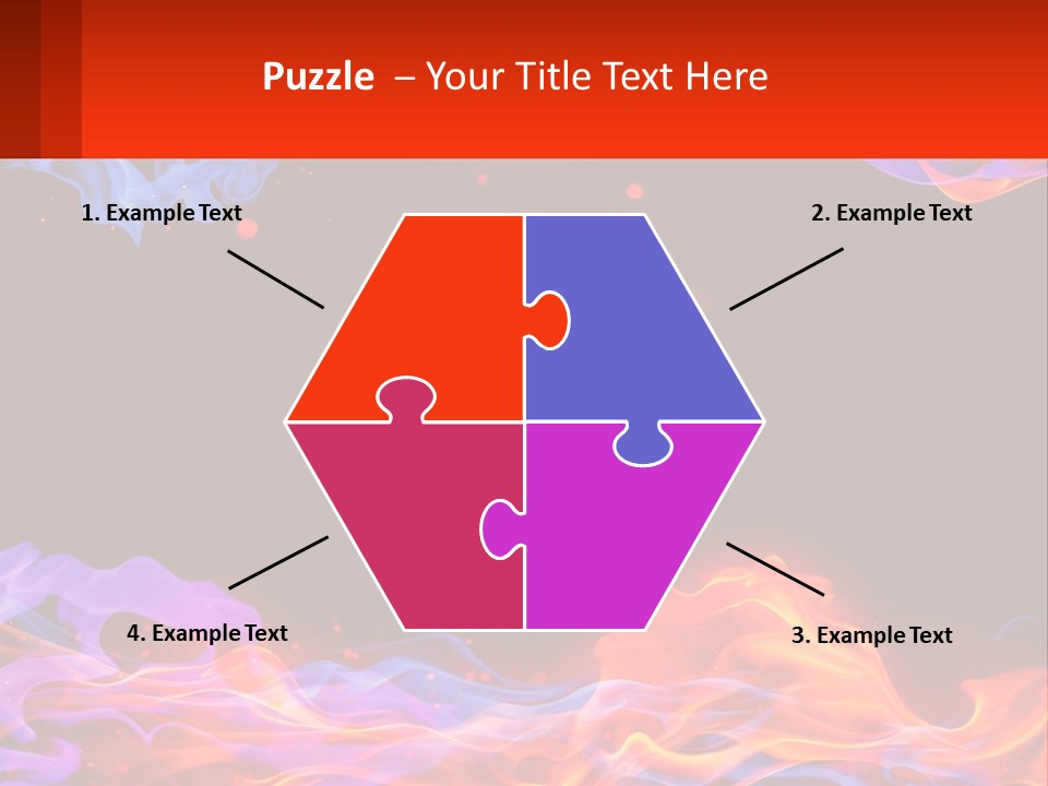 Sparks Colored Mystical PowerPoint Template