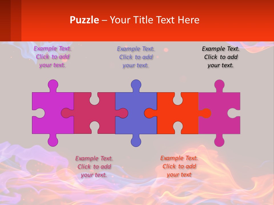 Sparks Colored Mystical PowerPoint Template