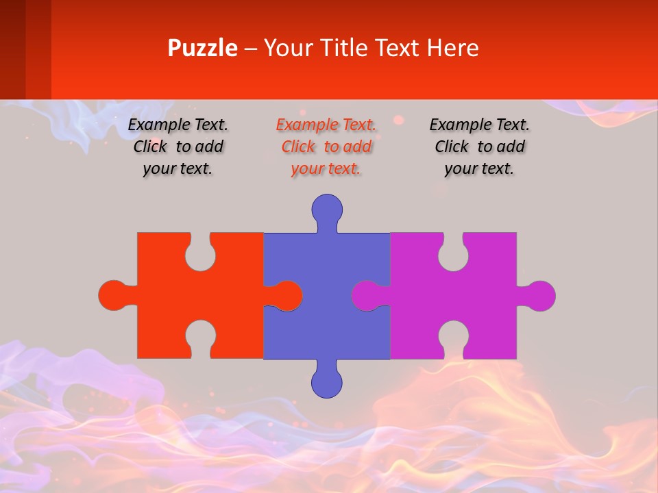 Sparks Colored Mystical PowerPoint Template