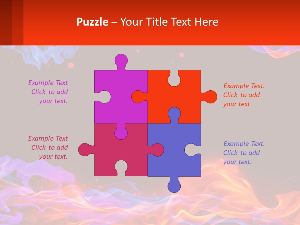 Sparks Colored Mystical PowerPoint Template