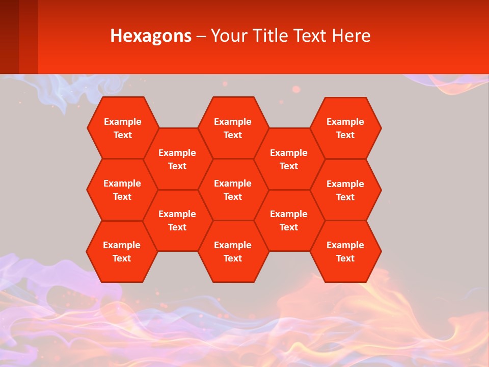 Sparks Colored Mystical PowerPoint Template