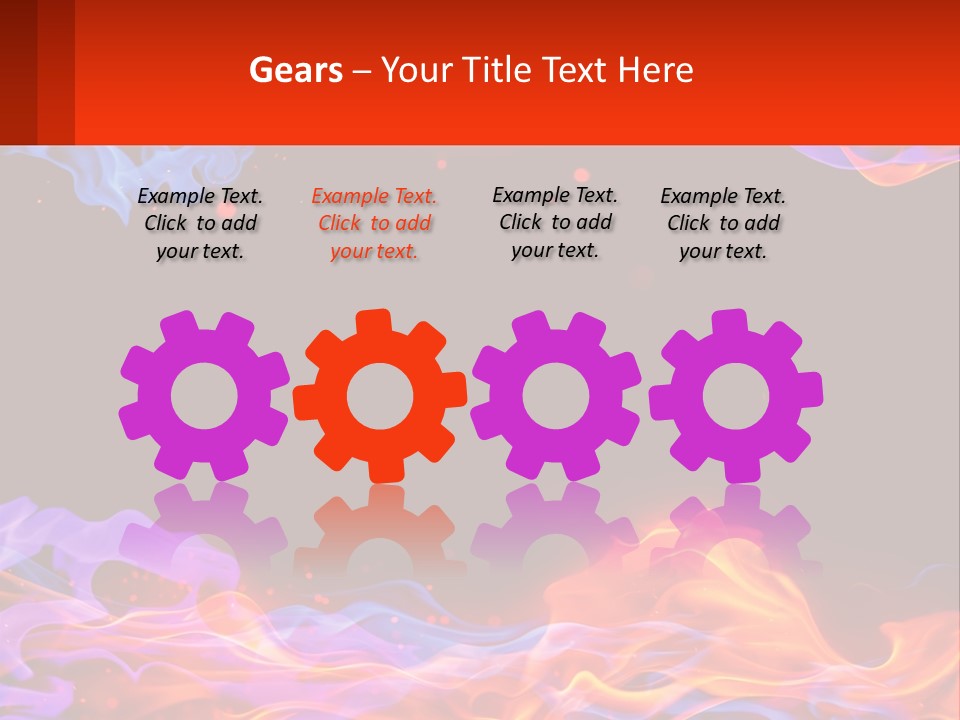 Sparks Colored Mystical PowerPoint Template