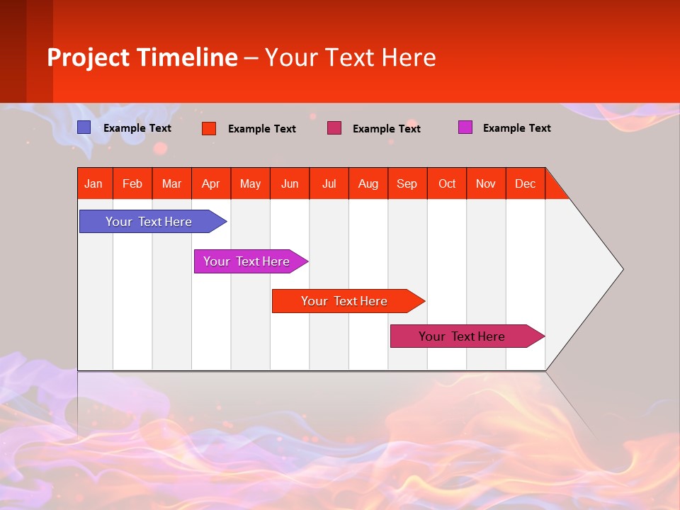 Sparks Colored Mystical PowerPoint Template