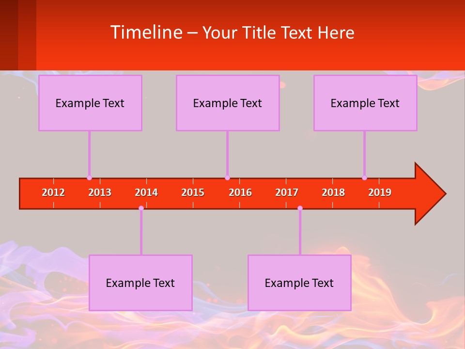 Sparks Colored Mystical PowerPoint Template