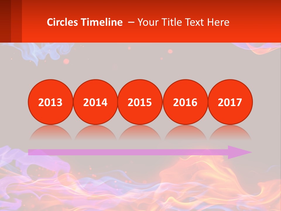 Sparks Colored Mystical PowerPoint Template