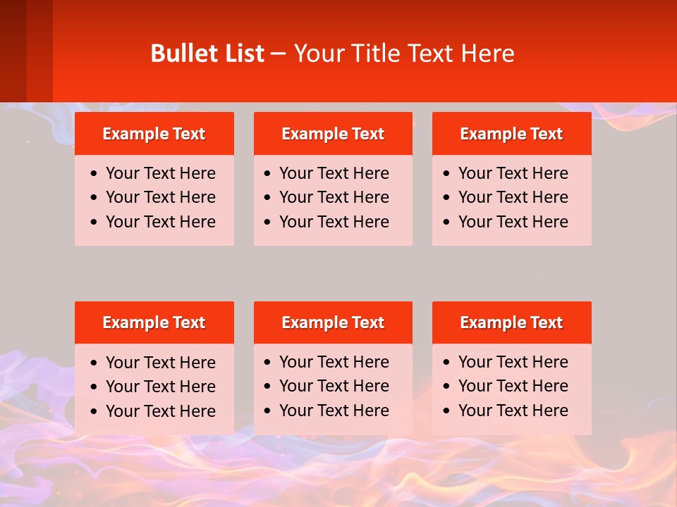 Sparks Colored Mystical PowerPoint Template