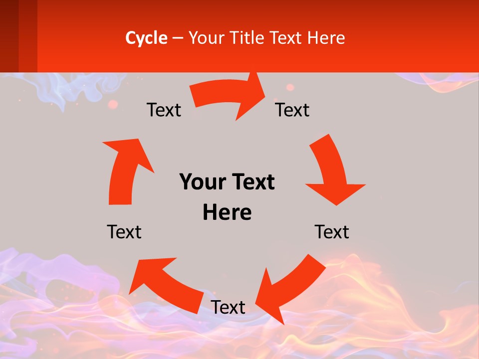 Sparks Colored Mystical PowerPoint Template