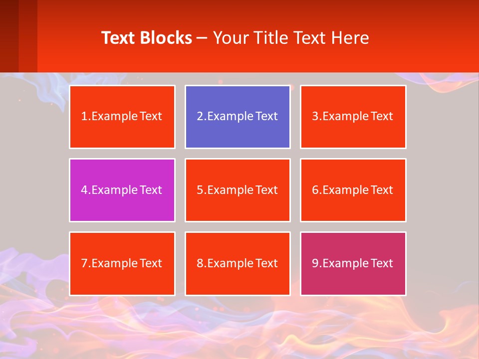 Sparks Colored Mystical PowerPoint Template