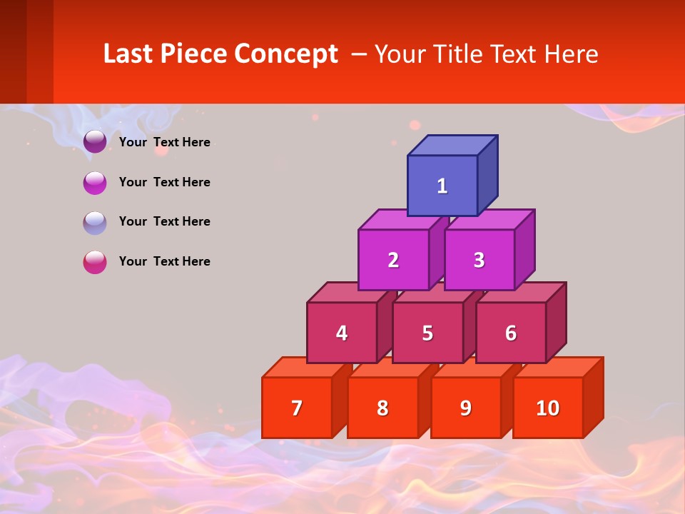 Sparks Colored Mystical PowerPoint Template