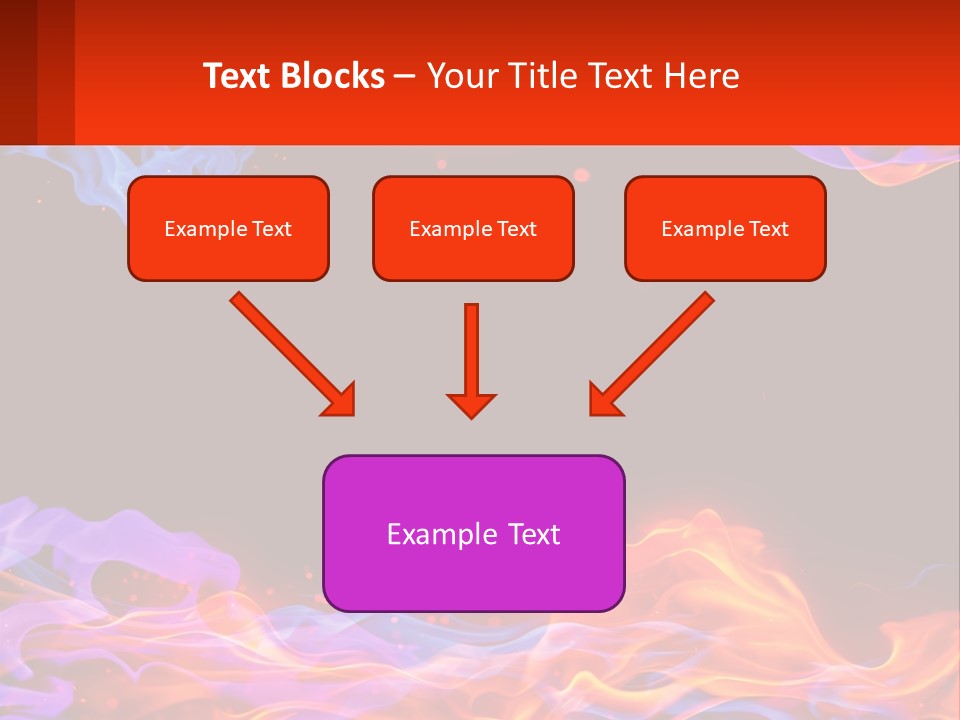 Sparks Colored Mystical PowerPoint Template
