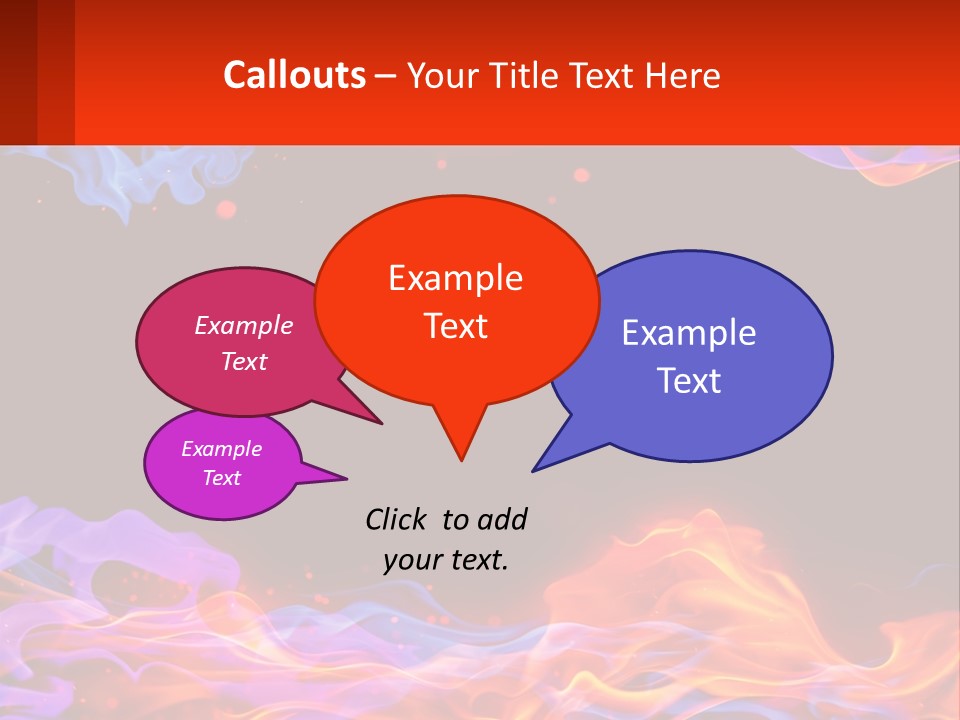 Sparks Colored Mystical PowerPoint Template
