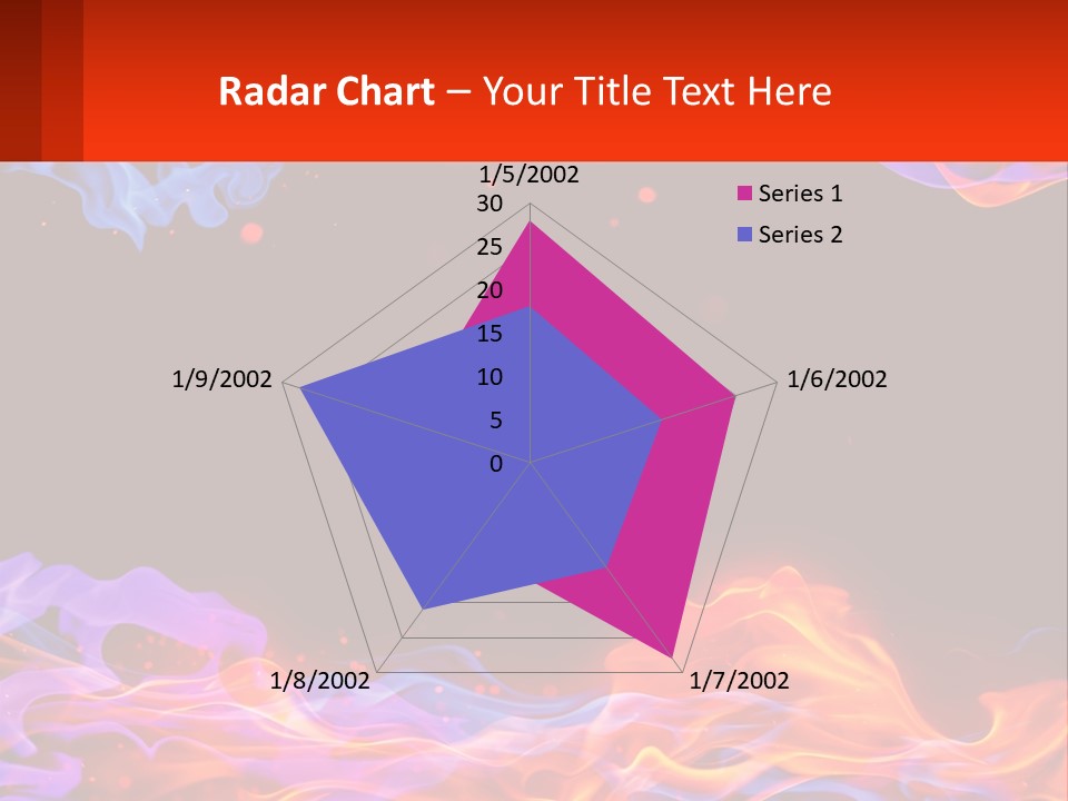 Sparks Colored Mystical PowerPoint Template
