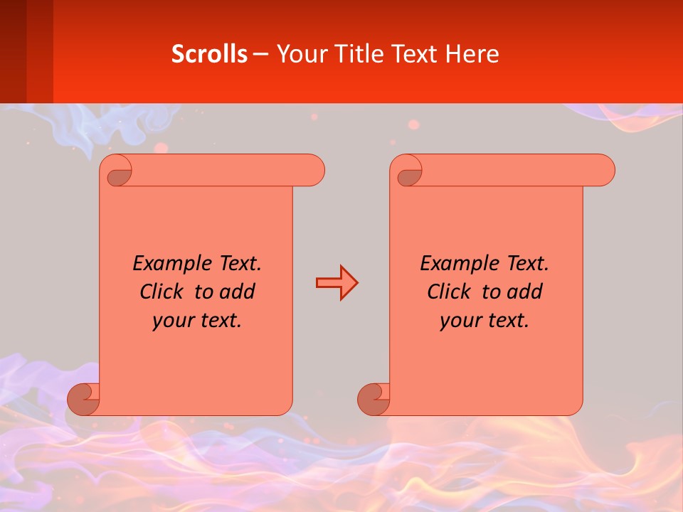 Sparks Colored Mystical PowerPoint Template