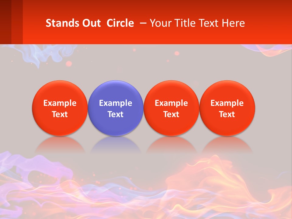 Sparks Colored Mystical PowerPoint Template