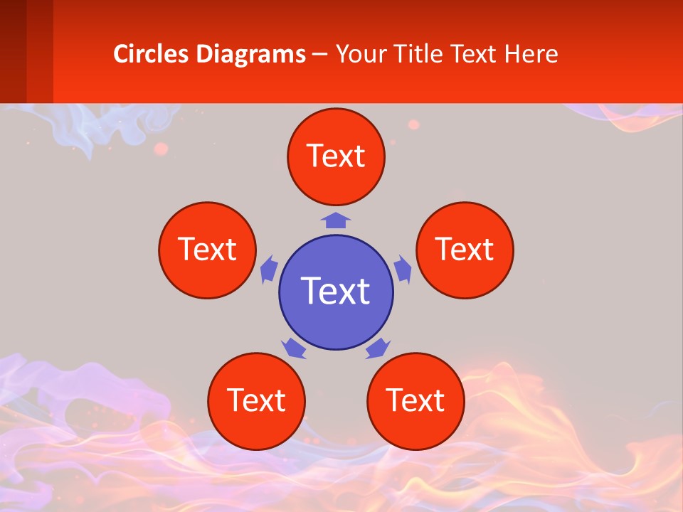 Sparks Colored Mystical PowerPoint Template