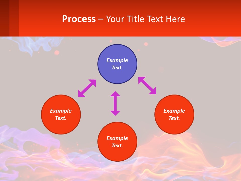 Sparks Colored Mystical PowerPoint Template