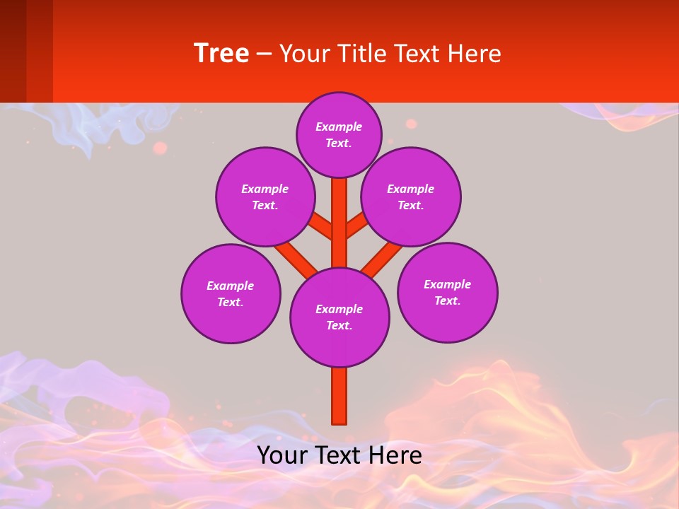 Sparks Colored Mystical PowerPoint Template