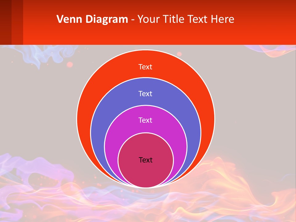 Sparks Colored Mystical PowerPoint Template