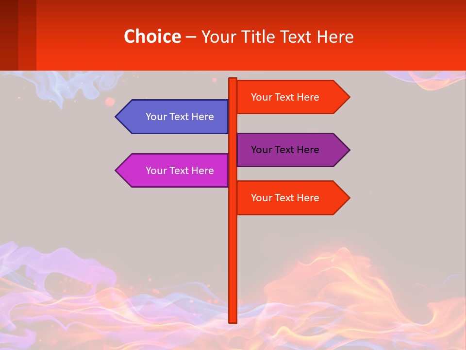 Sparks Colored Mystical PowerPoint Template