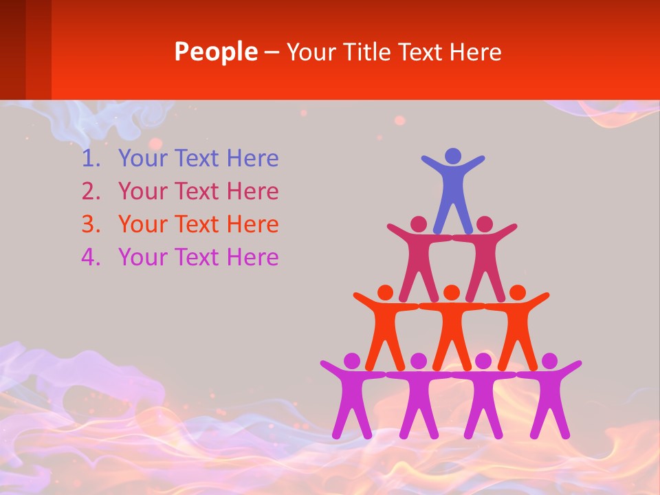 Sparks Colored Mystical PowerPoint Template