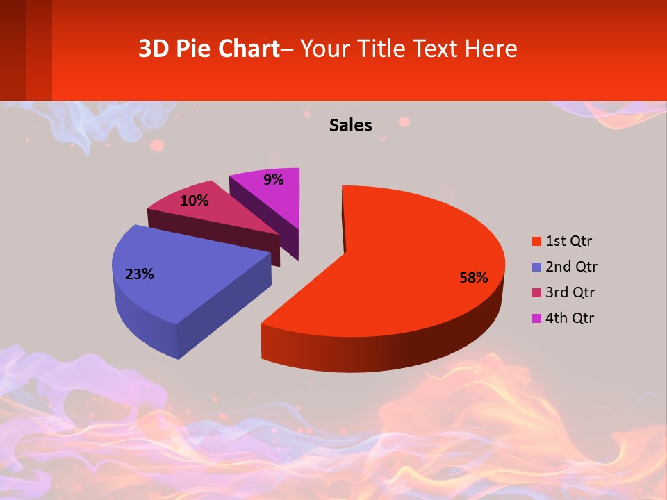 Sparks Colored Mystical PowerPoint Template
