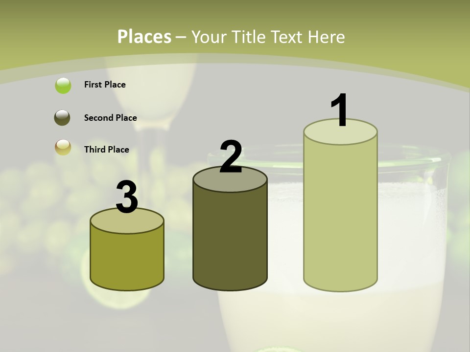 Brown Glass Cocktail PowerPoint Template