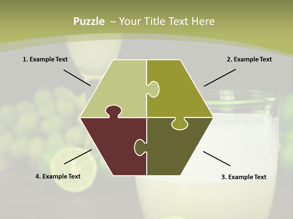 Brown Glass Cocktail PowerPoint Template