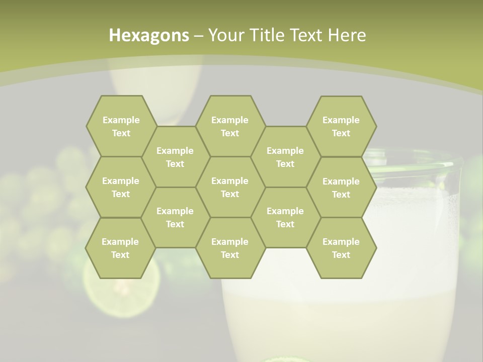 Brown Glass Cocktail PowerPoint Template