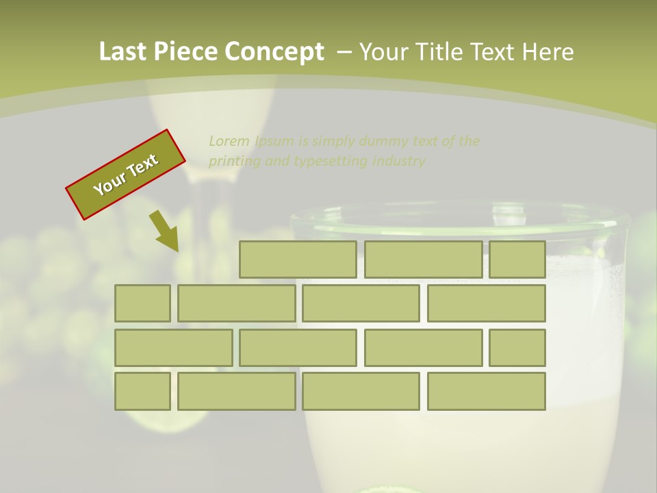 Brown Glass Cocktail PowerPoint Template