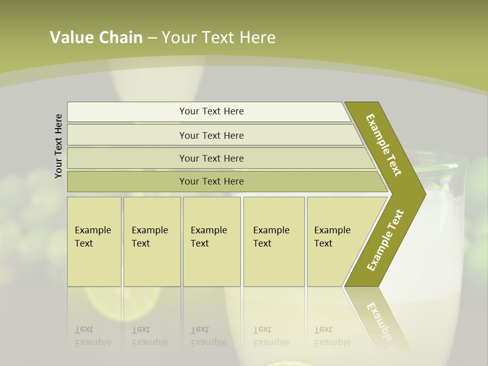 Brown Glass Cocktail PowerPoint Template