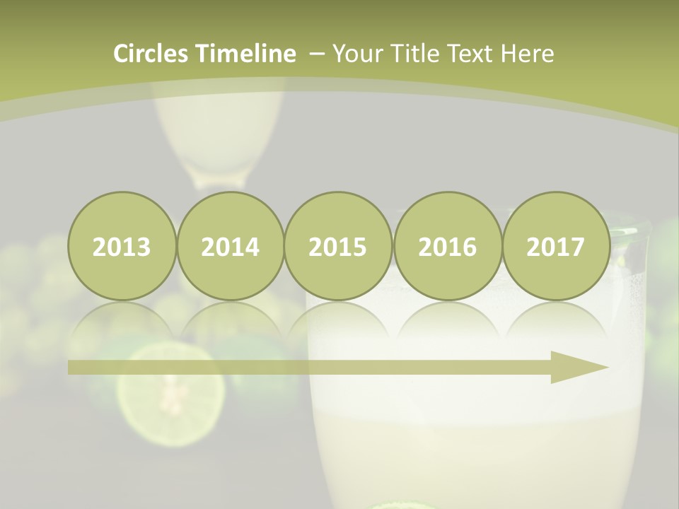 Brown Glass Cocktail PowerPoint Template