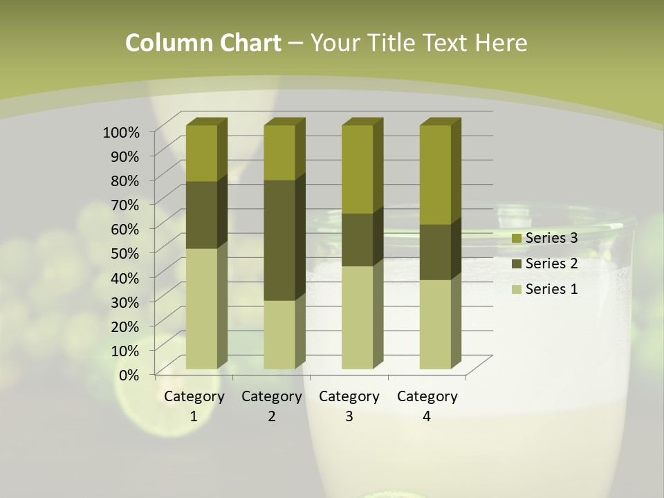 Brown Glass Cocktail PowerPoint Template