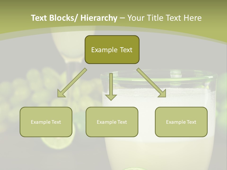 Brown Glass Cocktail PowerPoint Template