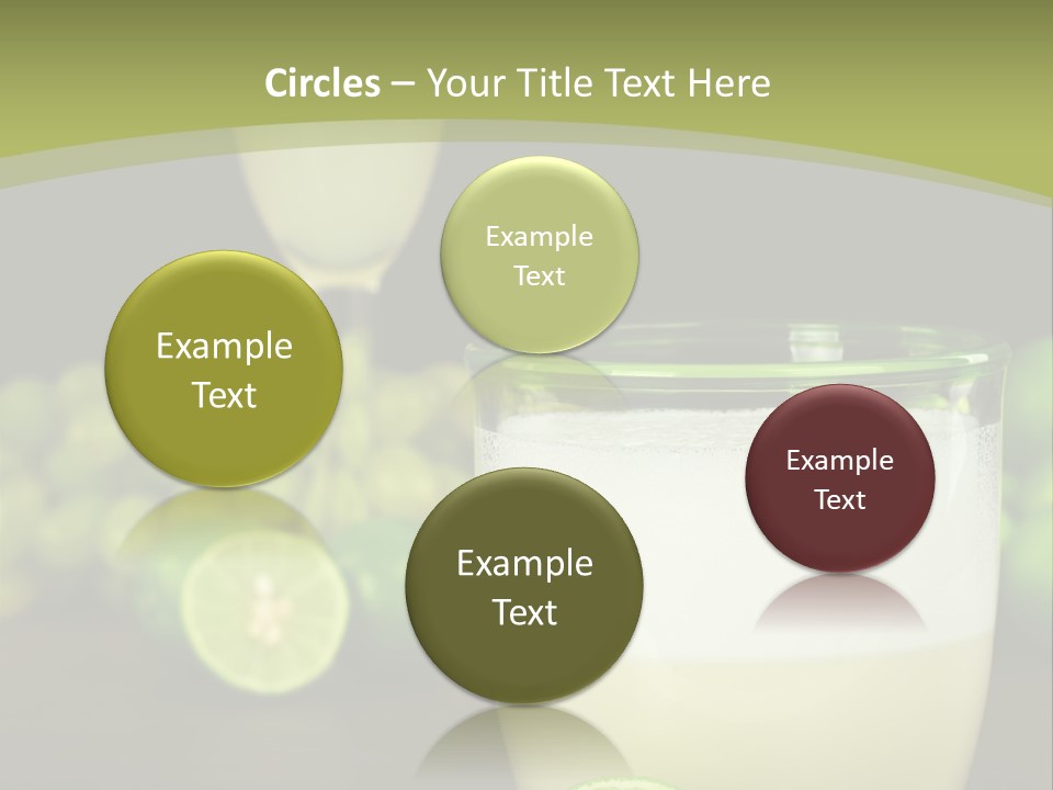 Brown Glass Cocktail PowerPoint Template