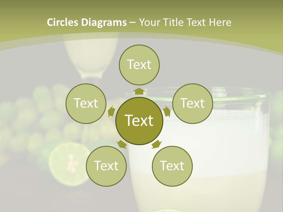 Brown Glass Cocktail PowerPoint Template