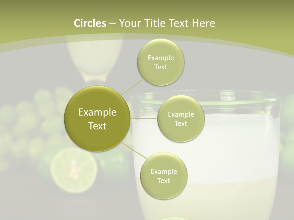 Brown Glass Cocktail PowerPoint Template