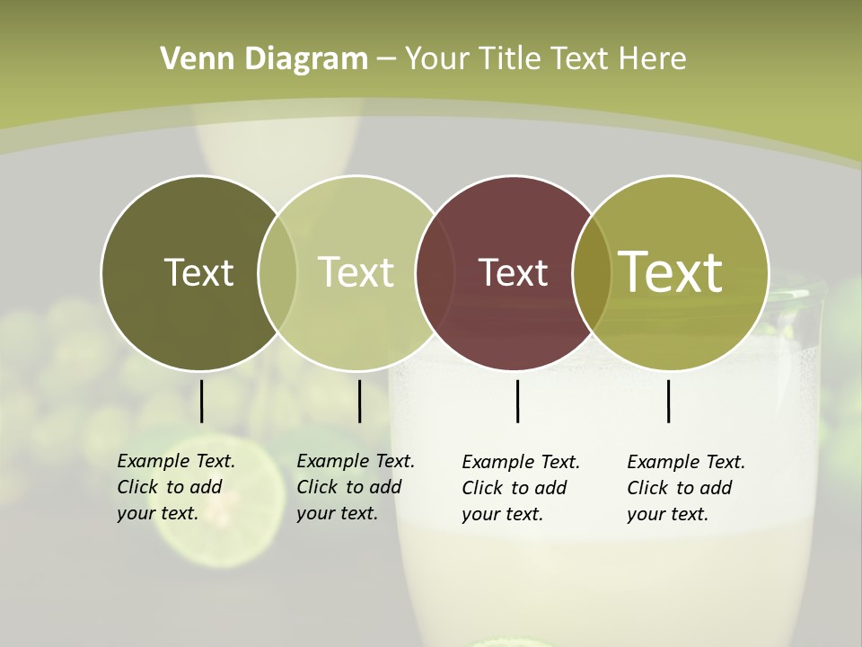Brown Glass Cocktail PowerPoint Template