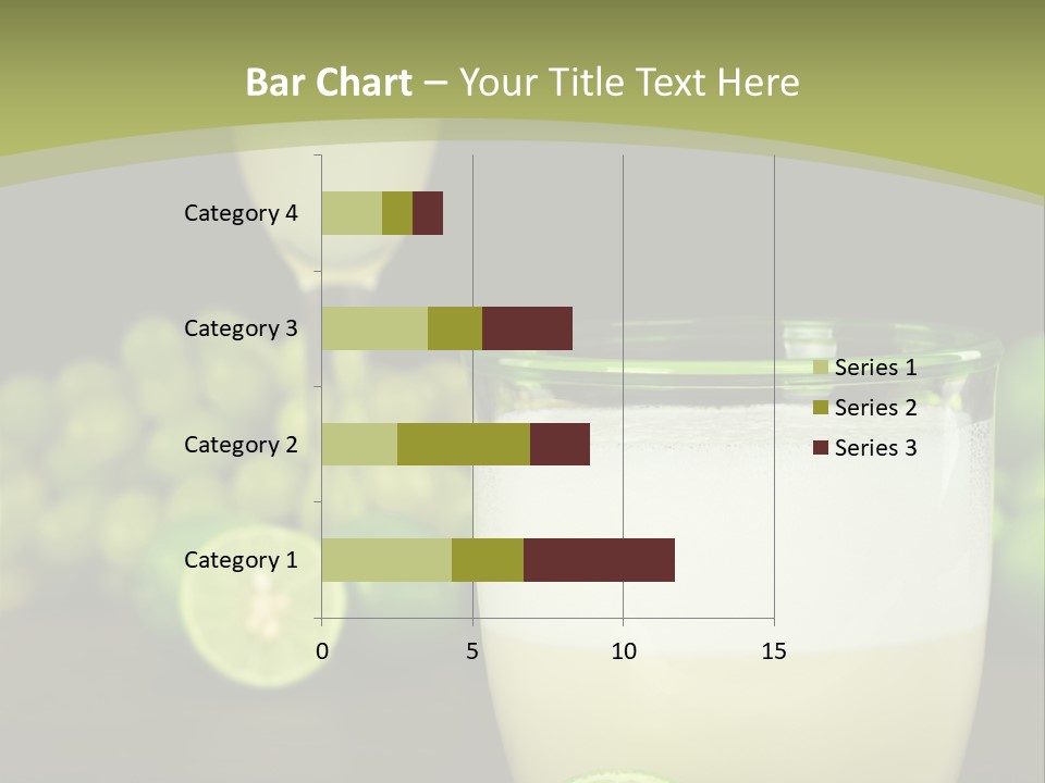 Brown Glass Cocktail PowerPoint Template