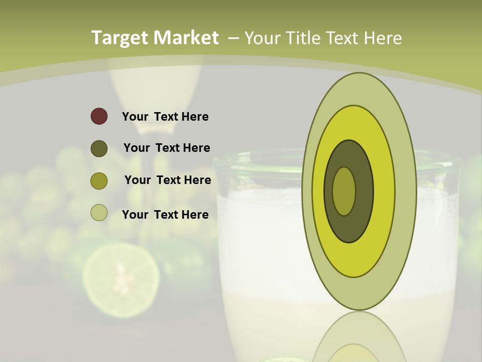 Brown Glass Cocktail PowerPoint Template