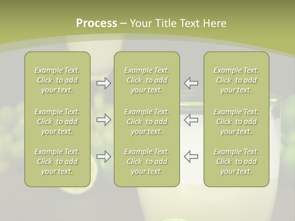 Brown Glass Cocktail PowerPoint Template