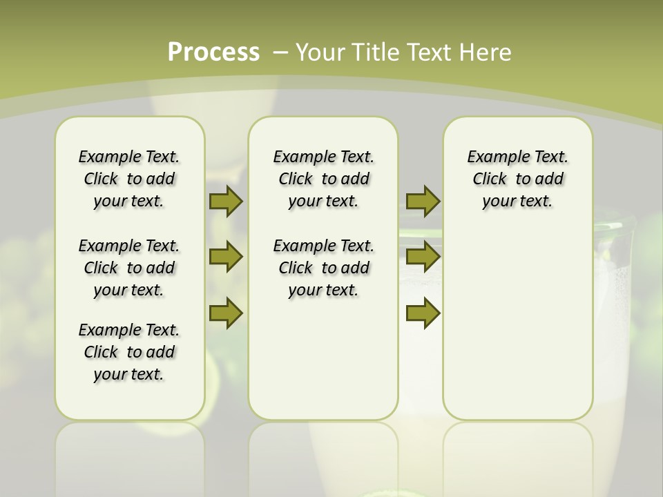 Brown Glass Cocktail PowerPoint Template