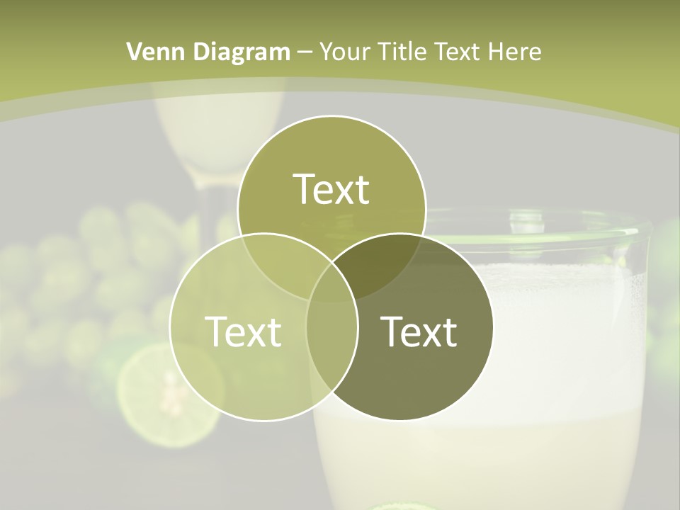 Brown Glass Cocktail PowerPoint Template