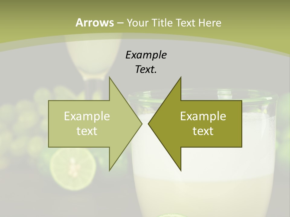 Brown Glass Cocktail PowerPoint Template
