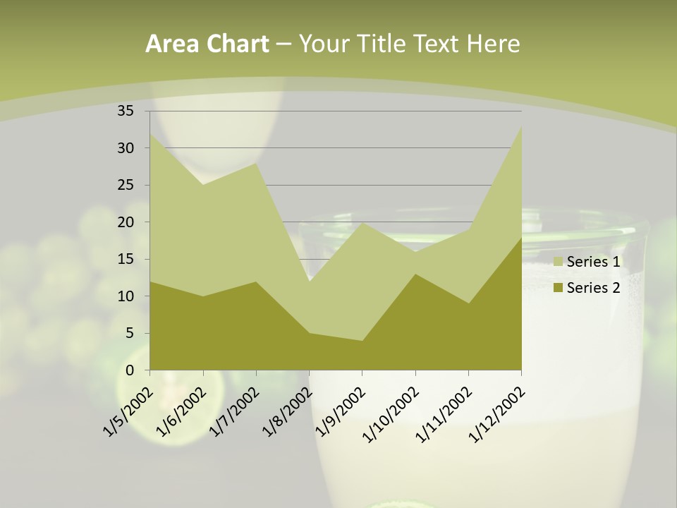 Brown Glass Cocktail PowerPoint Template