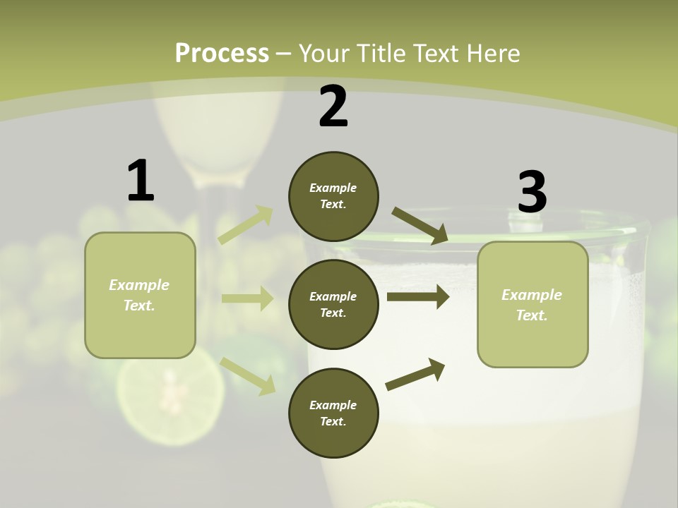 Brown Glass Cocktail PowerPoint Template